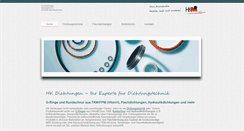 Desktop Screenshot of hk-dichtungen.de